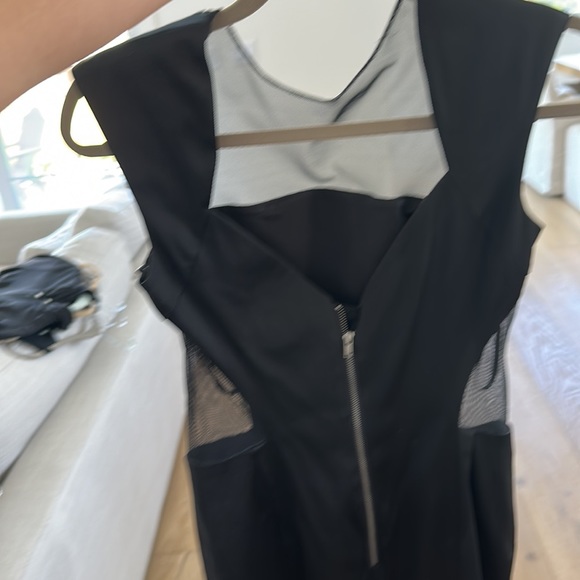 Jill Stuart black dress with sexy sheer parts at top and sides. - Picture 3 of 3